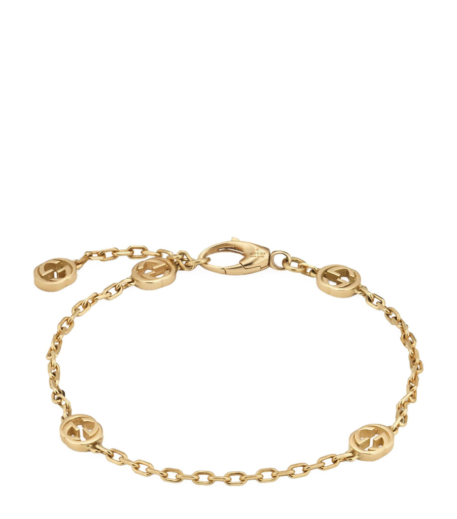 Yellow Gold Interlocking G Bracelet