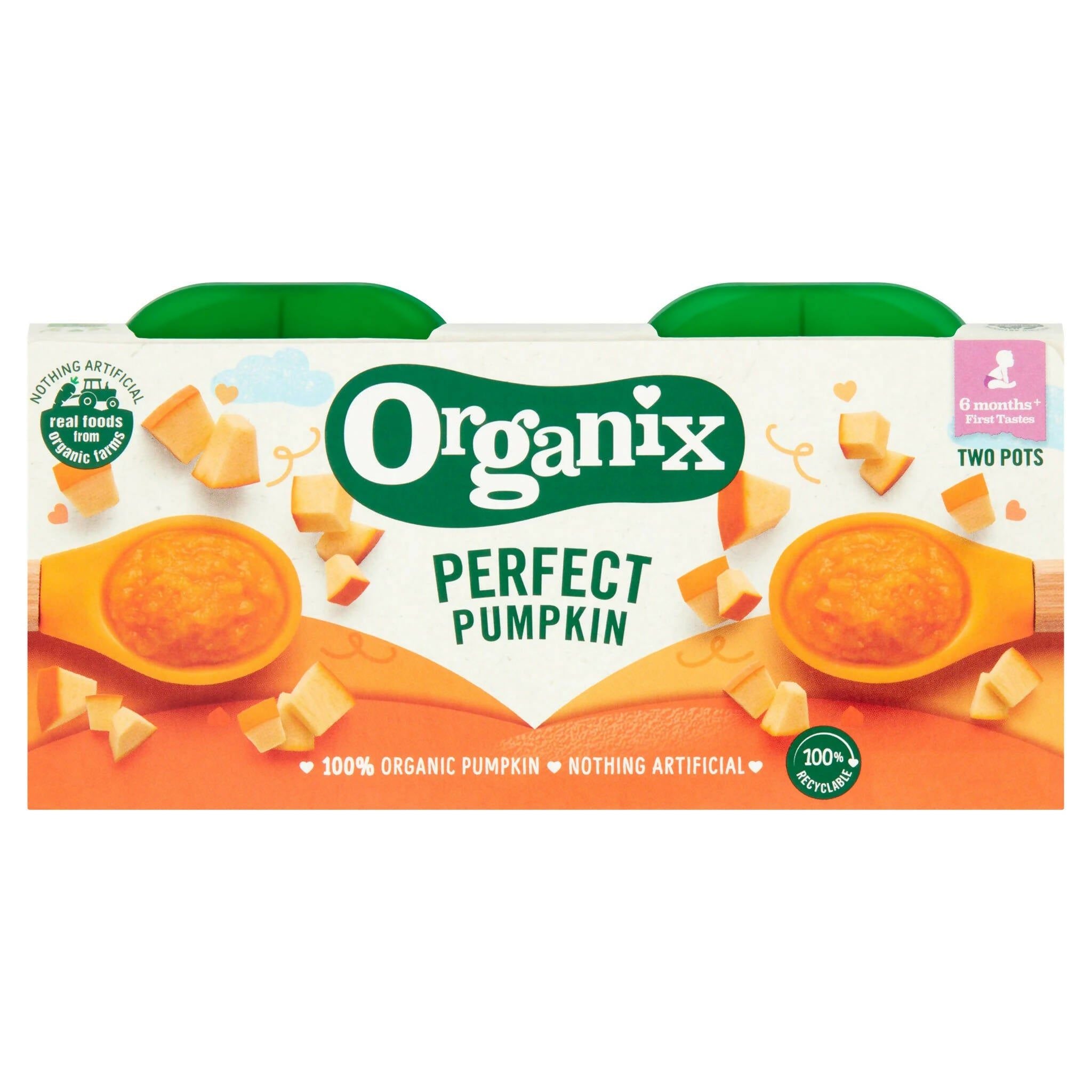 Organix Perfect Pumpkin (2x100g) GOODS McGrocer Direct   