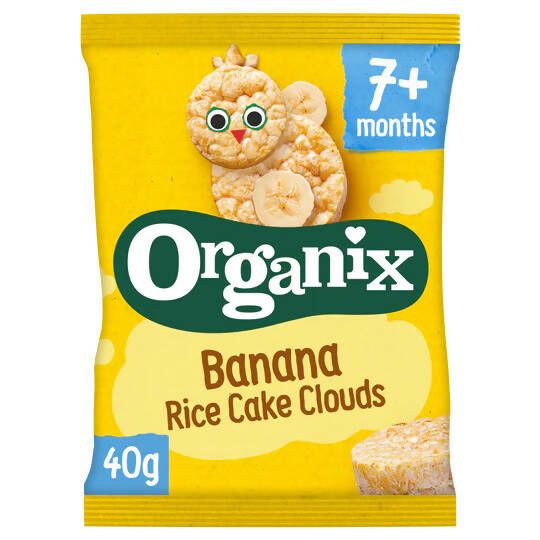 Organix Banana Rice Cake Clouds 40g