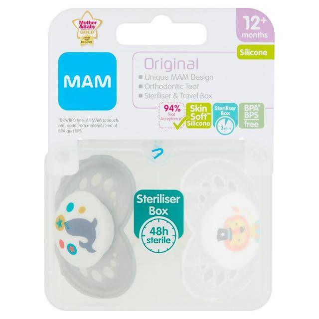 Mam Original Soother 12+ Month x2 accessories Sainsburys   