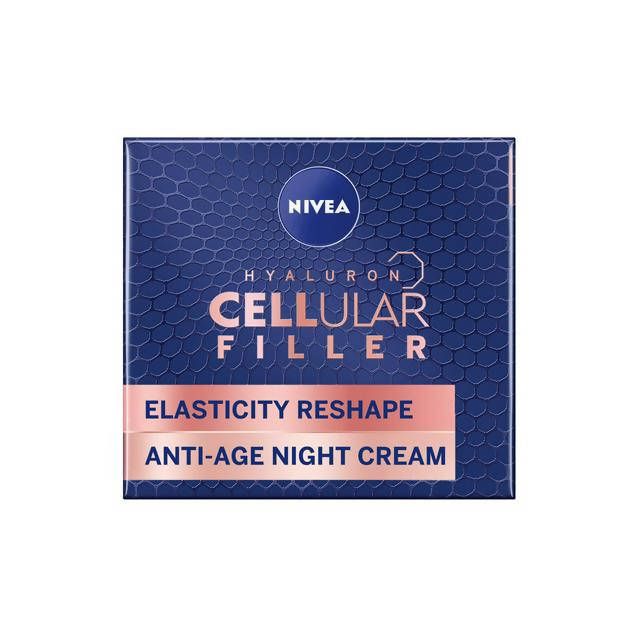 Nivea Cellular Expert Lift Bakuchiol Anti Age Night Cream Moisturiser 50ml face & body skincare Sainsburys   