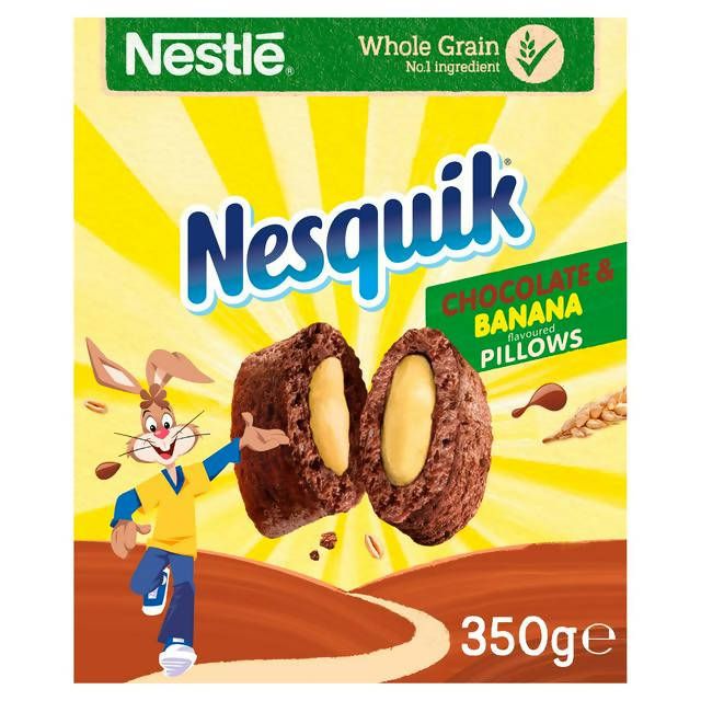 Nesquik Chocolate & Banana Flavoured Pillows 350g GOODS Sainsburys   