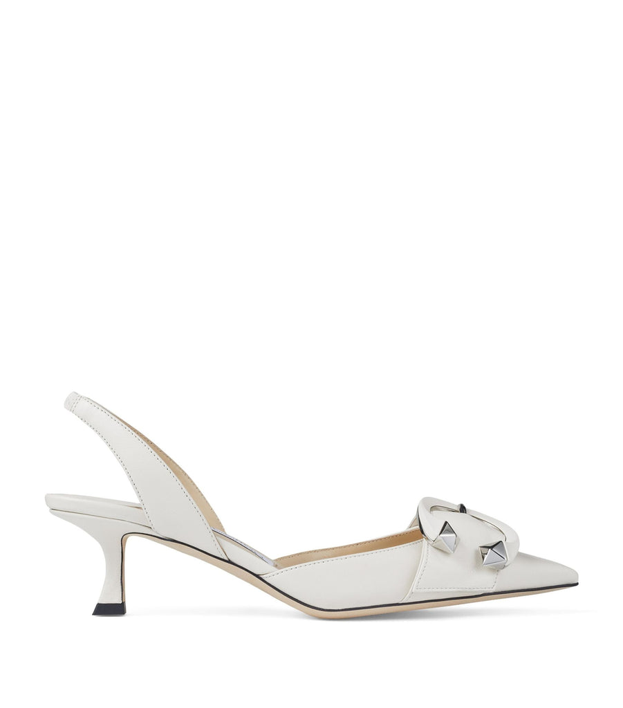 Moni 50 Leather Slingback Mules