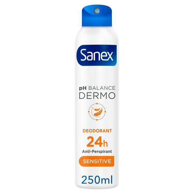 Sanex Dermo Sensitive Antiperspirant Deodorant Spray 250ml GOODS Sainsburys   