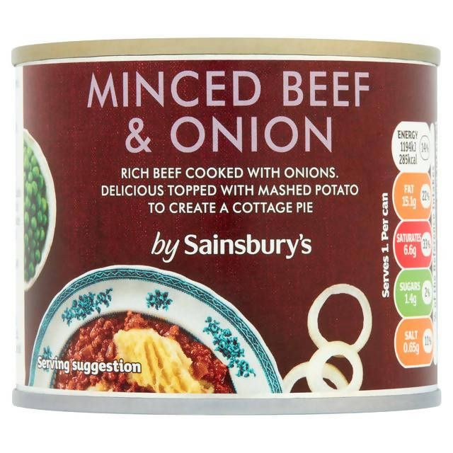 Sainsbury's Minced Beef & Onion 198g