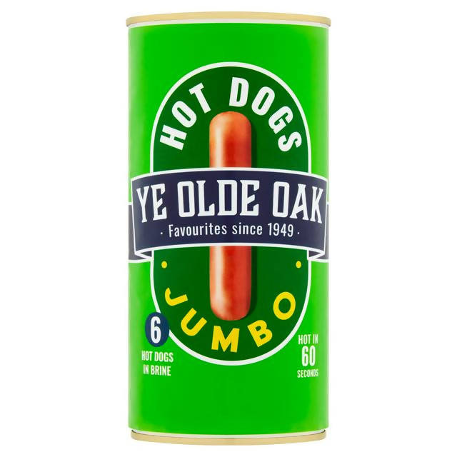 Ye Olde Oak Jumbo Hot Dogs 560g (300g*) Hot meat & meals Sainsburys   