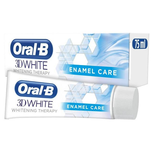 Oral-B 3D White Whitening Therapy Toothpaste 75ml, Enamel Care