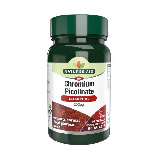 Natures Aid Chromium Picolinate 200ug