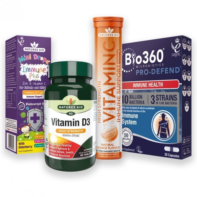 Natures Aid Immune Essentials Bundle