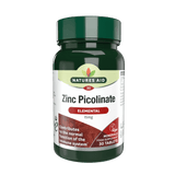 Natures Aid Zinc Picolinate Vegan McGrocer Direct   