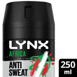 Lynx Africa Anti-perspirant Deodorant Spray for Men 250ml GOODS Sainsburys   