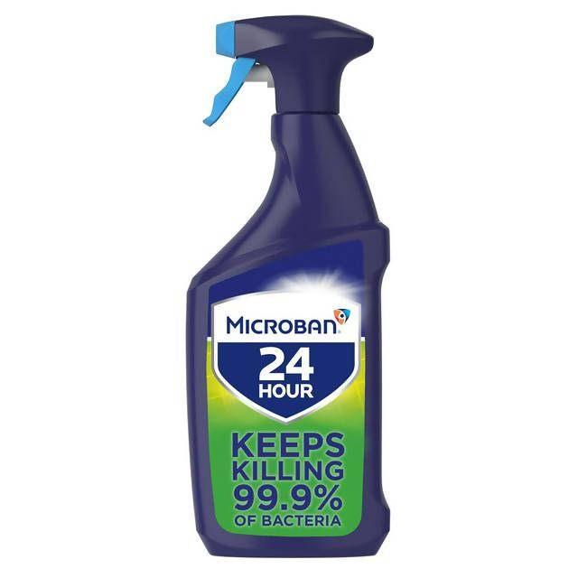 Microban Antibacterial Bathroom Cleaner Spray Fresh 750ml purpose cleaners Sainsburys   