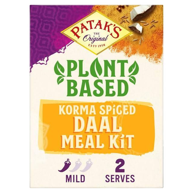 Patak's Plant Based Korma Spiced Daal Meal Kit 225g Indian Sainsburys   