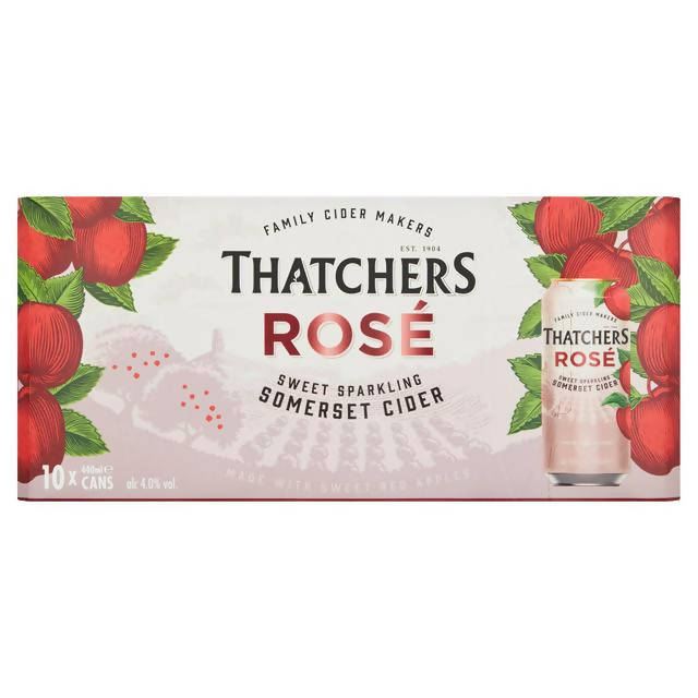 Thatchers Rosé 10x440ml Cider Sainsburys   