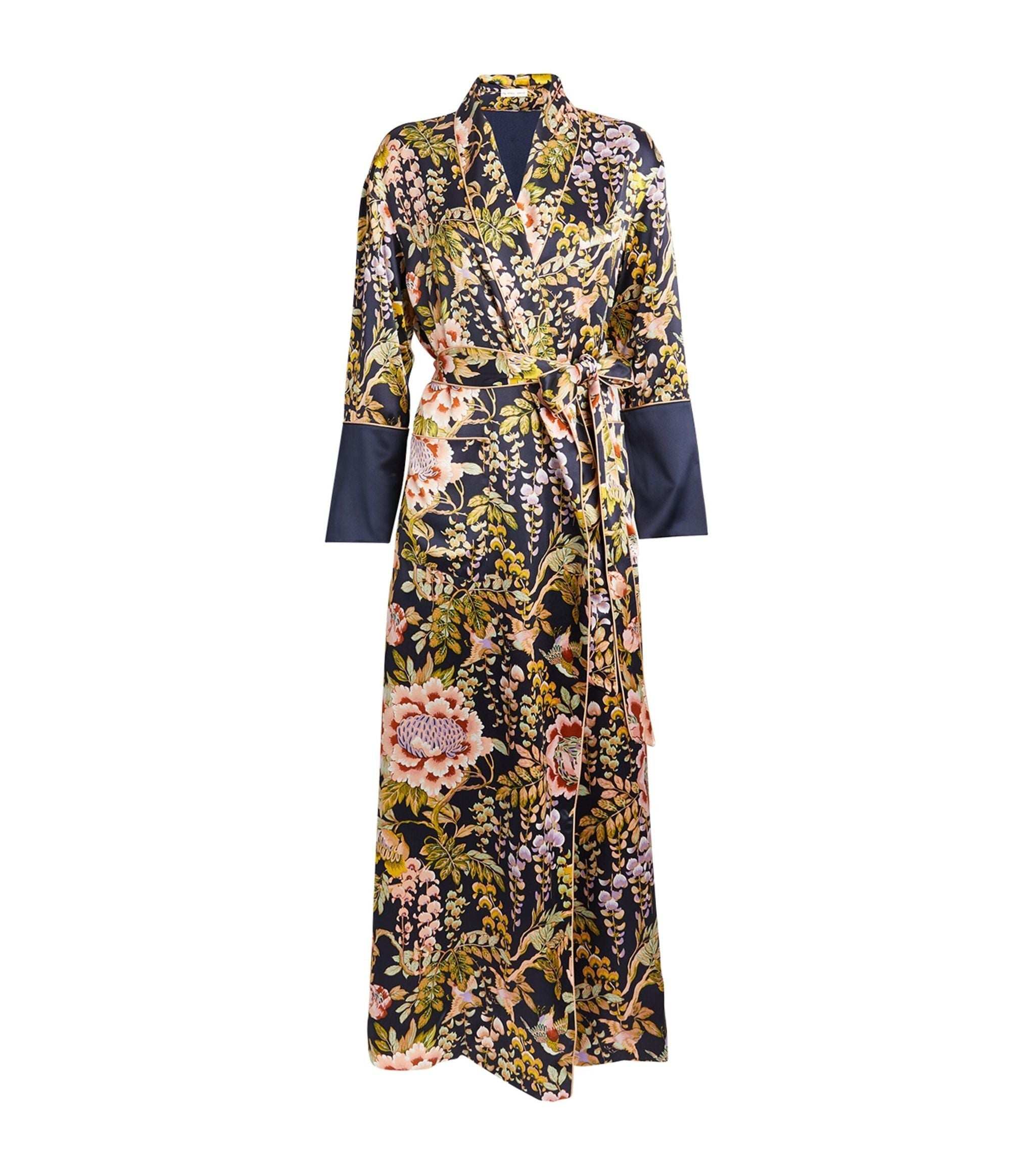 Silk Long Capability Robe GOODS Harrods   