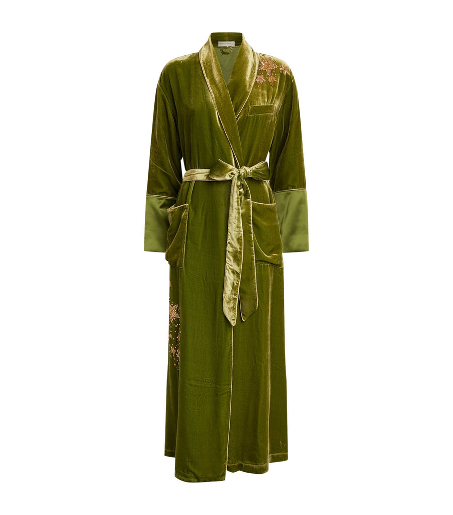 Velvet Embellished Capability Robe