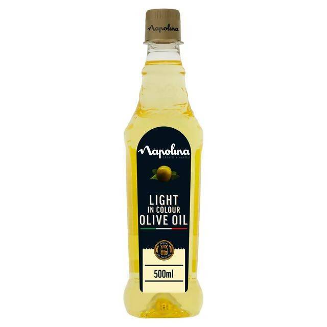 Napolina Light in Colour Olive Oil 500ml oils Sainsburys   