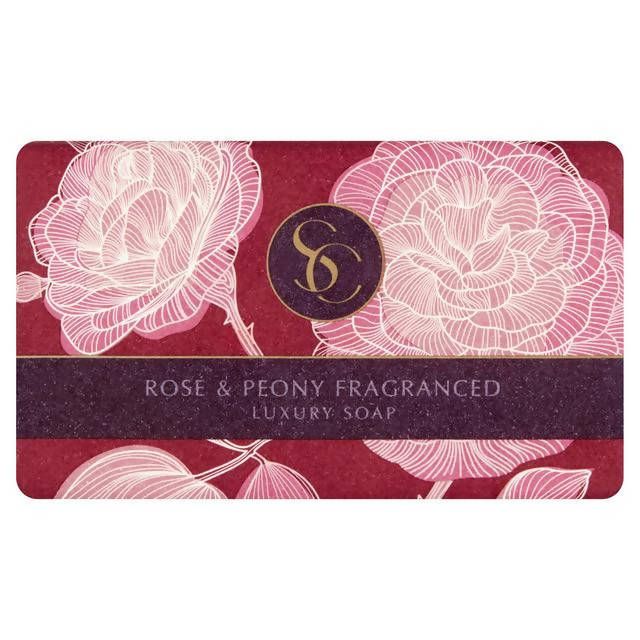 Sainsbury's Collection Luxury Soap, Rose & Peony 200g Bar soap Sainsburys   