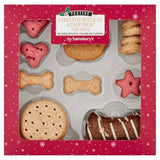 Sainsbury's Festive Favourite Biscuits Assortment for Dogs 190g Dog Food & Accessories Sainsburys   