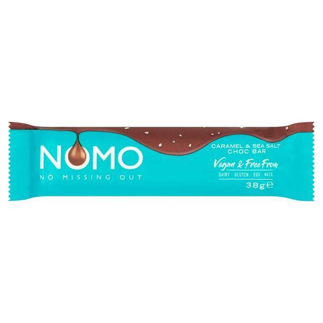 NOMO Caramel & Sea Salt Chocolate Bar 38g