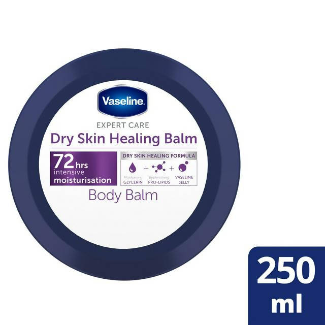 Vaseline Expert Care Dry Skin Healing Balm Body Cream Jar 250ml