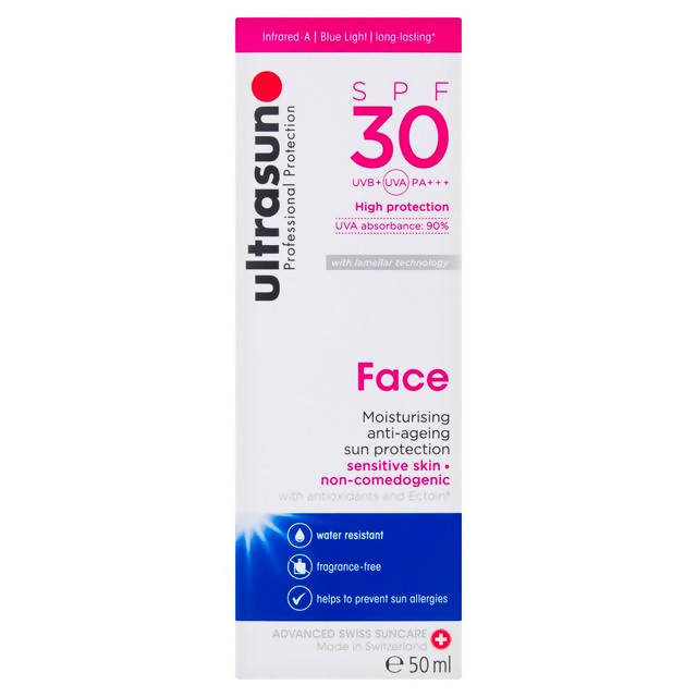 Ultrasun Professional Protection Face Anti-Ageing 30 High SPF 50ml