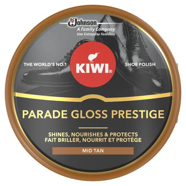 Kiwi Parade Gloss Leather Paste Polish, Mid-Tan 50ml essentials Sainsburys   