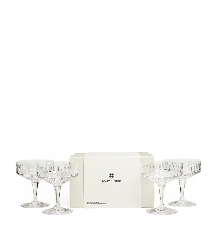 Soho Home Roebling Champagne Coupe 4Pk 2