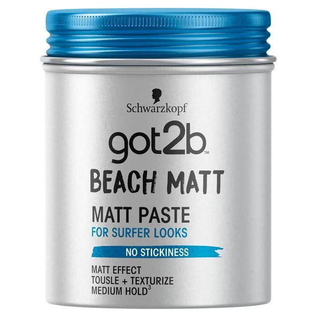 Schwarzkopf got2b Beach Matt Paste 100ml hair Sainsburys   