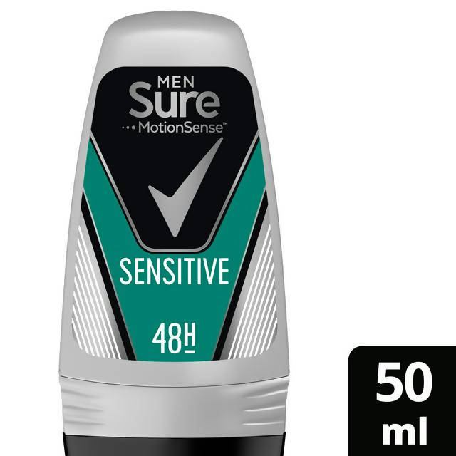 Sure Men 48h Anti-Perspirant Roll-On Deodorant, Sensitive 50ml