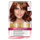 L'Oreal Paris Excellence Permanent Hair Dye Rich Auburn Red 5.6 Auburn Sainsburys   