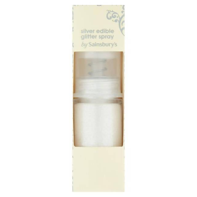 Sainsbury's Silver Edible Glitter Spray 4g