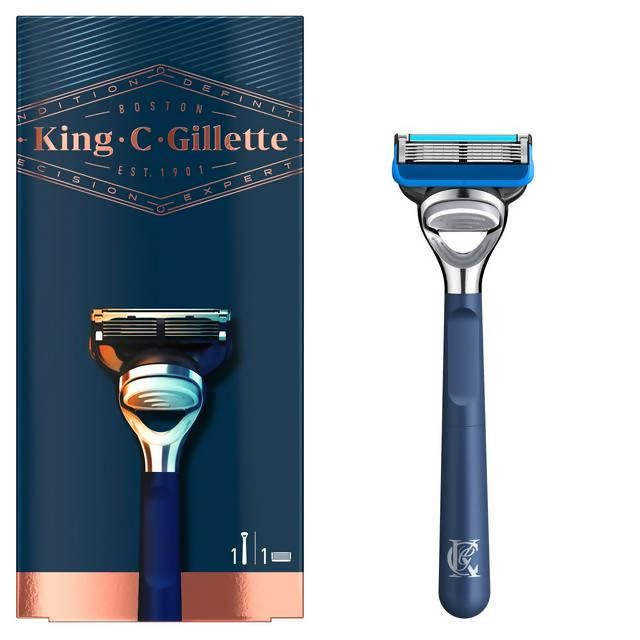 King C Gillette Men’s Shave & Edging Razor Handle + 1 Blade