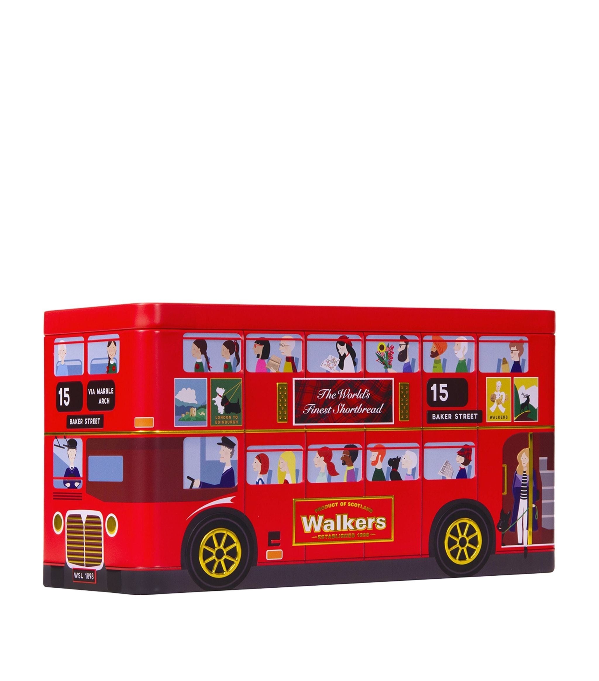 London Bus Shortbread Tin (250g) GOODS Harrods   