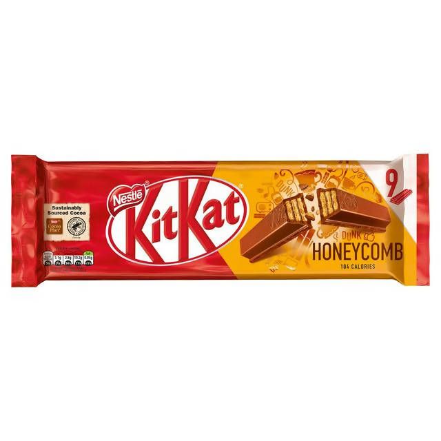 Kit Kat Finger Honeycomb Chocolate Biscuit Bar Multipack x9 GOODS Sainsburys   