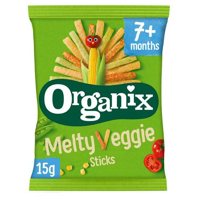 Organix Melty Veggie Sticks 15g GOODS Sainsburys   