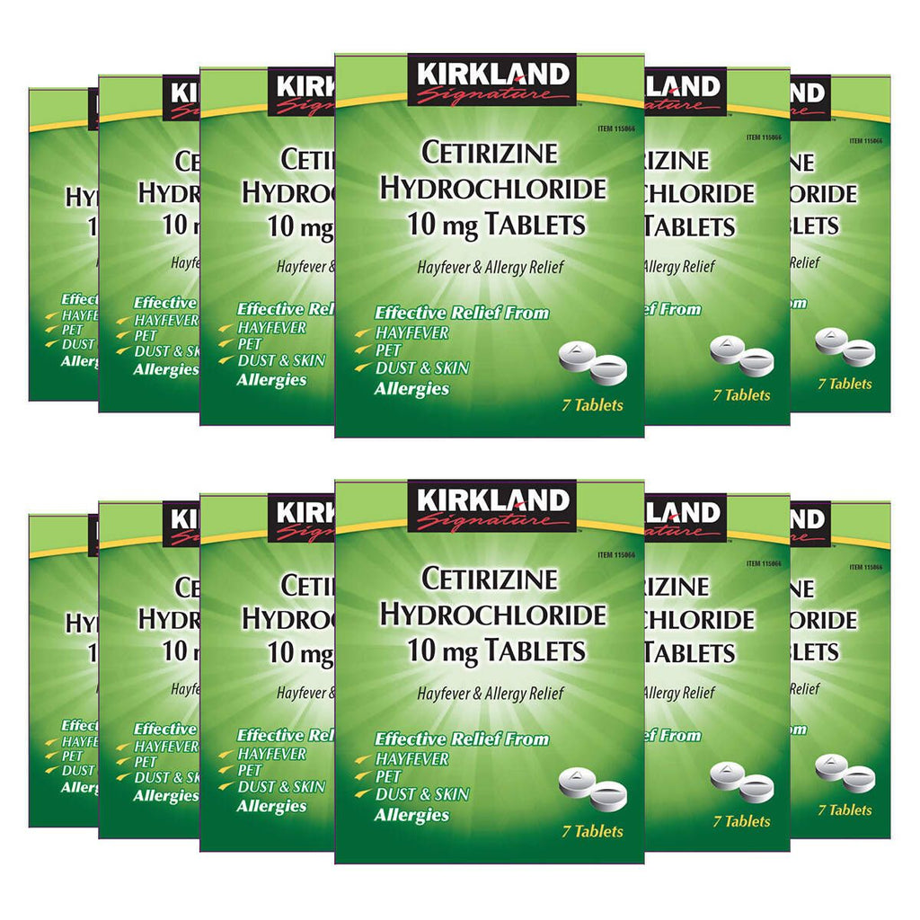 Kirkland Signature Hayfever & Allergy Relief, 12 x 7 Pack