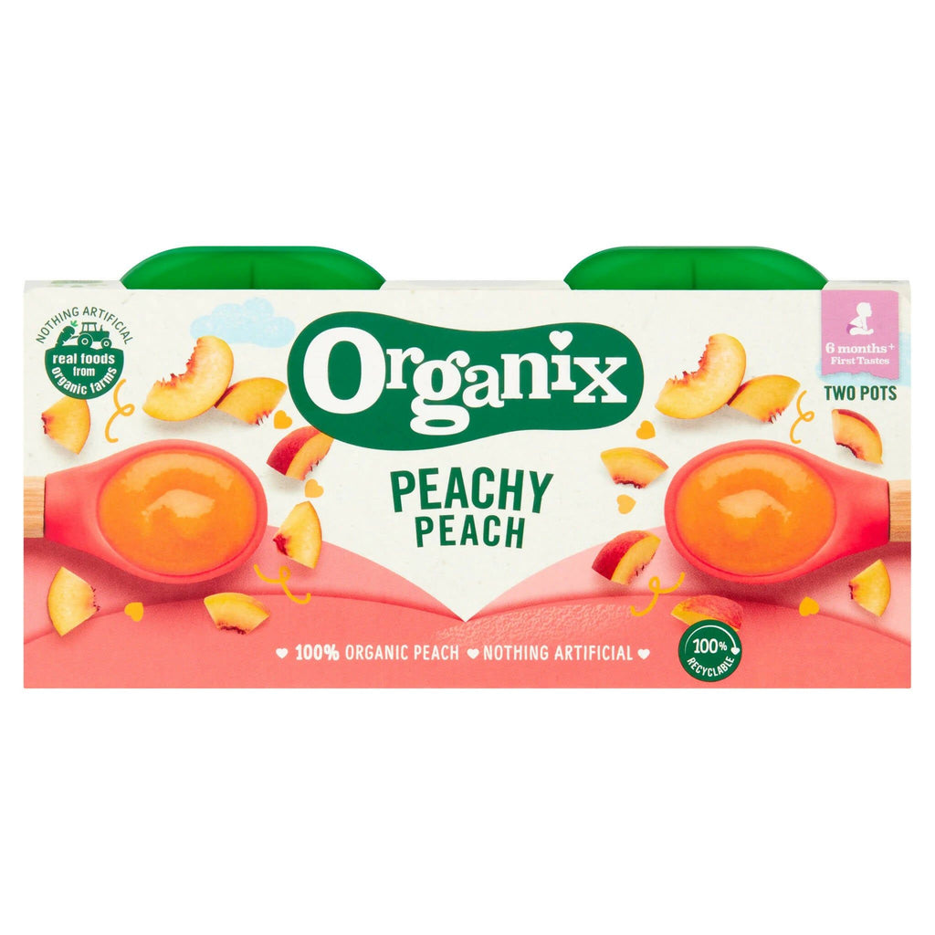 Organix Peachy Peach (2x100g)