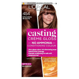 L'Oreal Paris Casting Creme Gloss Semi Permanent Hair Dye Chocolate Brownie Brown 454 Brunette Sainsburys   