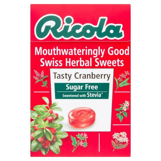 Ricola Sugar Free Cranberry Drops 45g