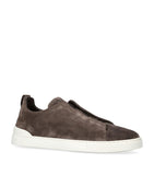 Suede Triple Stitch Sneakers GOODS Harrods   